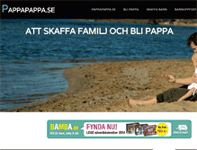 Tablet Screenshot of pappapappa.se